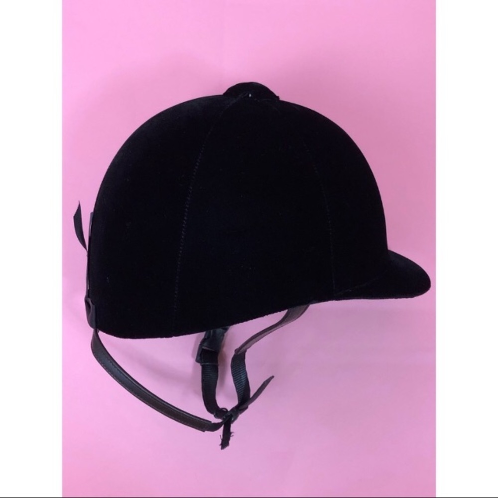 Vintage Troxel Grand Prix Gold black riding hat M